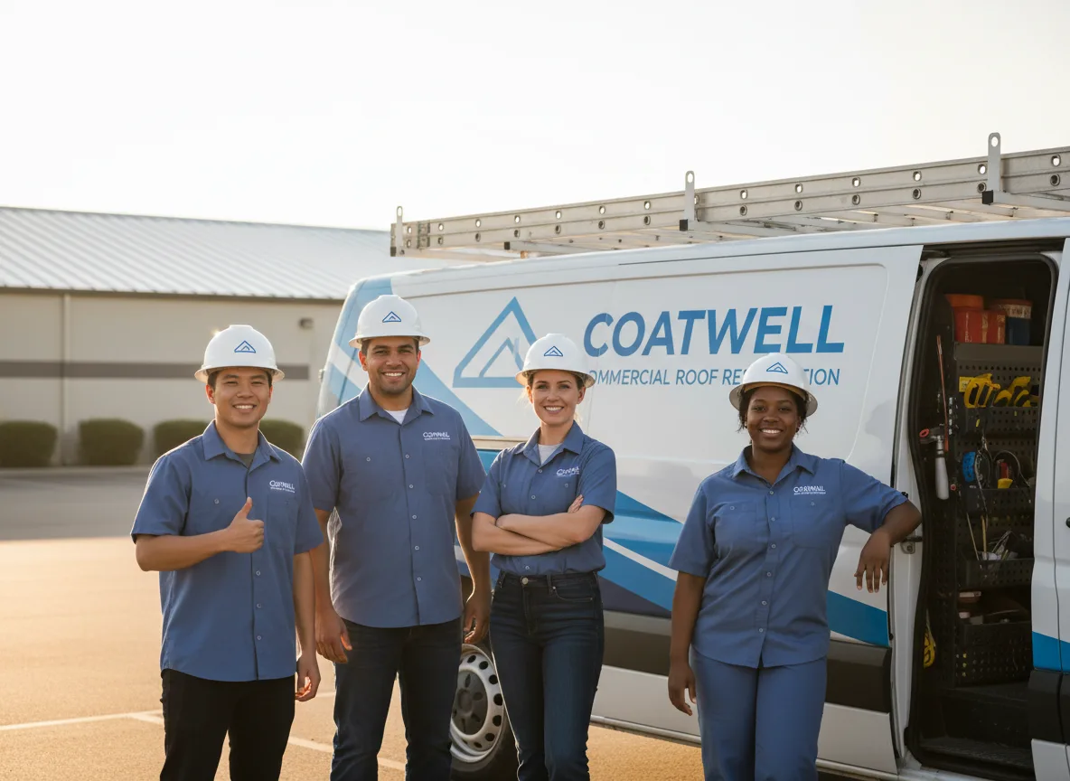 Commercial roof coating company in Rougon, LA